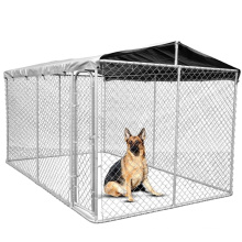 Hot Dip Galvanized Dog Kennel Welded Wire Mesh Chain Link Fence Kennel